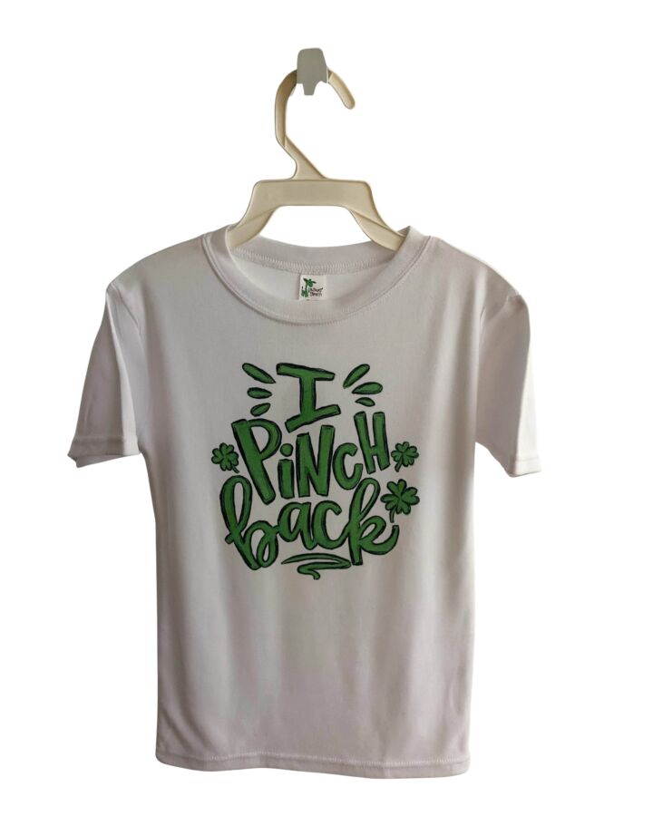 LAUGHING GIRAFFE  WHITE   PRINTED DESIGN T-SHIRT