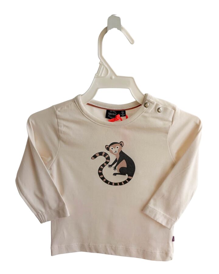 BABY FACE  CREAM   PRINTED DESIGN KNIT LS SHIRT
