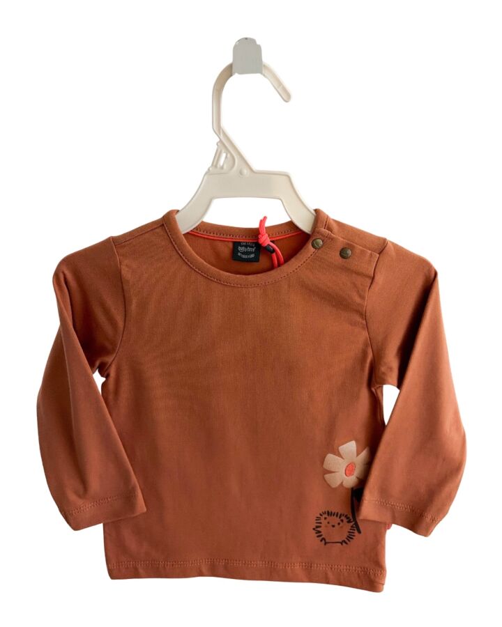 BABY FACE  ORANGE    KNIT LS SHIRT