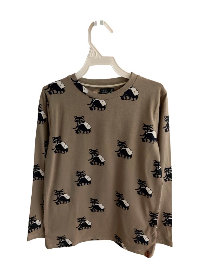 BABY FACE  BROWN    KNIT LS SHIRT