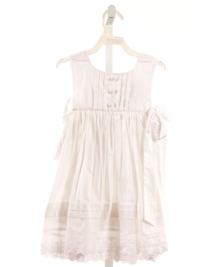 SAGE & LILLY  WHITE    DRESS WITH EYELET TRIM