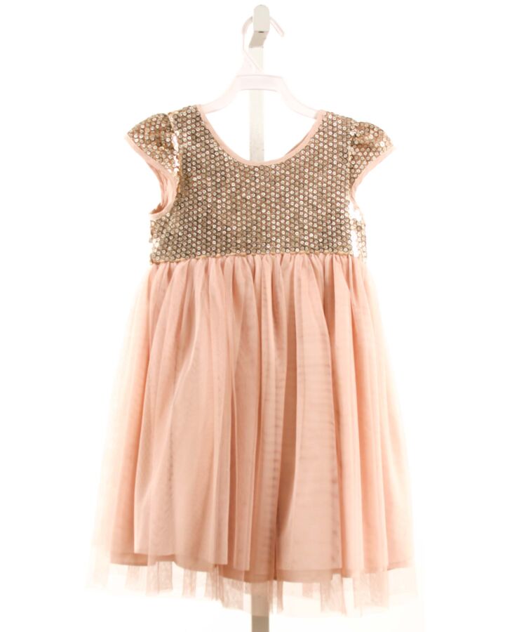 PIPPA & JULIE  LT PINK TULLE   PARTY DRESS WITH SEQUINS