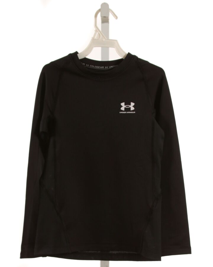 UNDER ARMOUR  BLACK    KNIT SS SHIRT