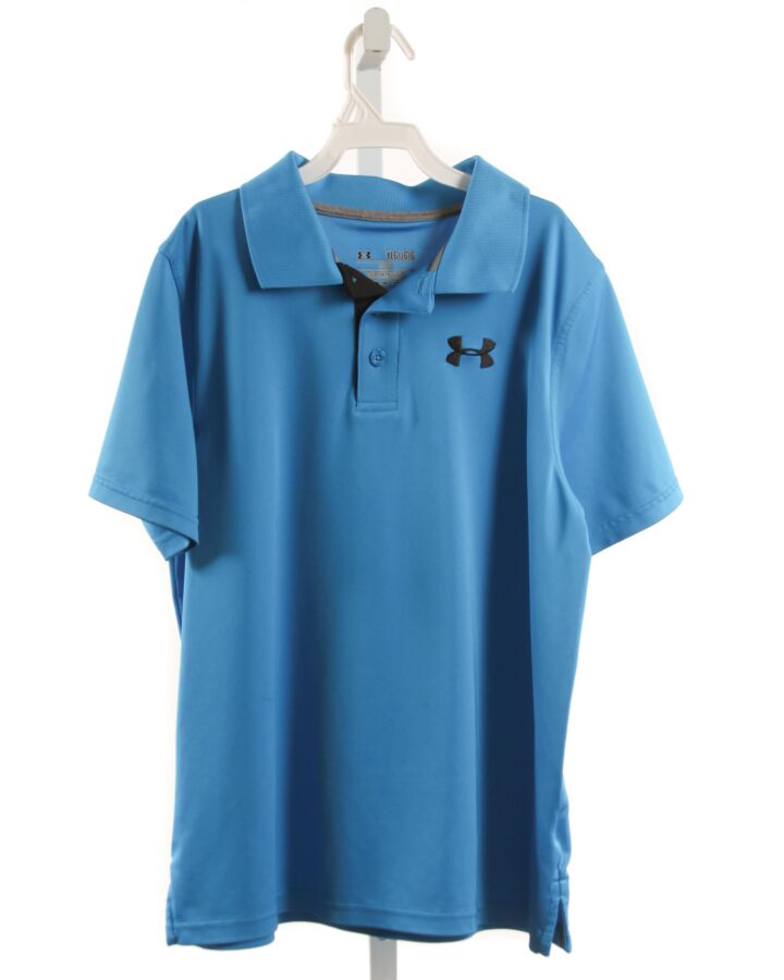 UNDER ARMOUR  BLUE    KNIT SS SHIRT