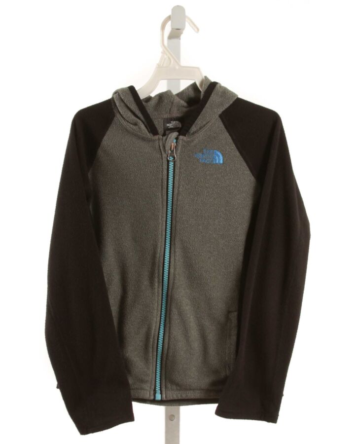 NORTH FACE  GRAY FLEECE   OUTERWEAR