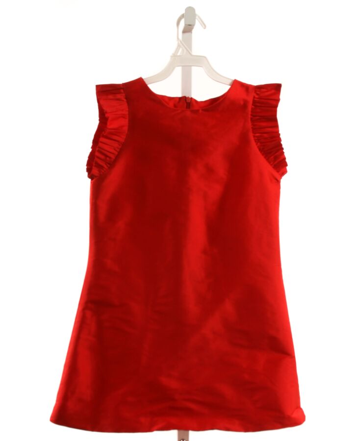 SUSANNE LIVELY  RED    PARTY DRESS WITH RUFFLE