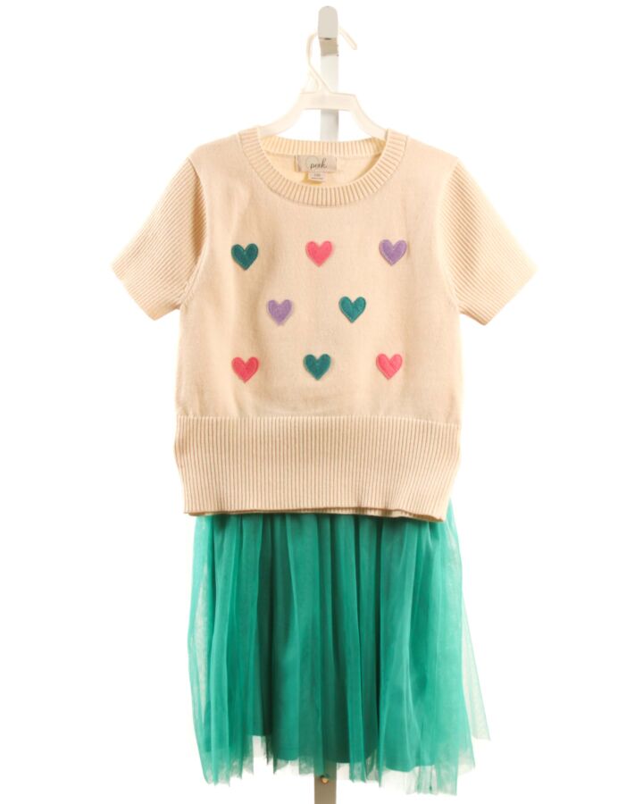 PEEK  IVORY   APPLIQUED 2-PIECE OUTFIT