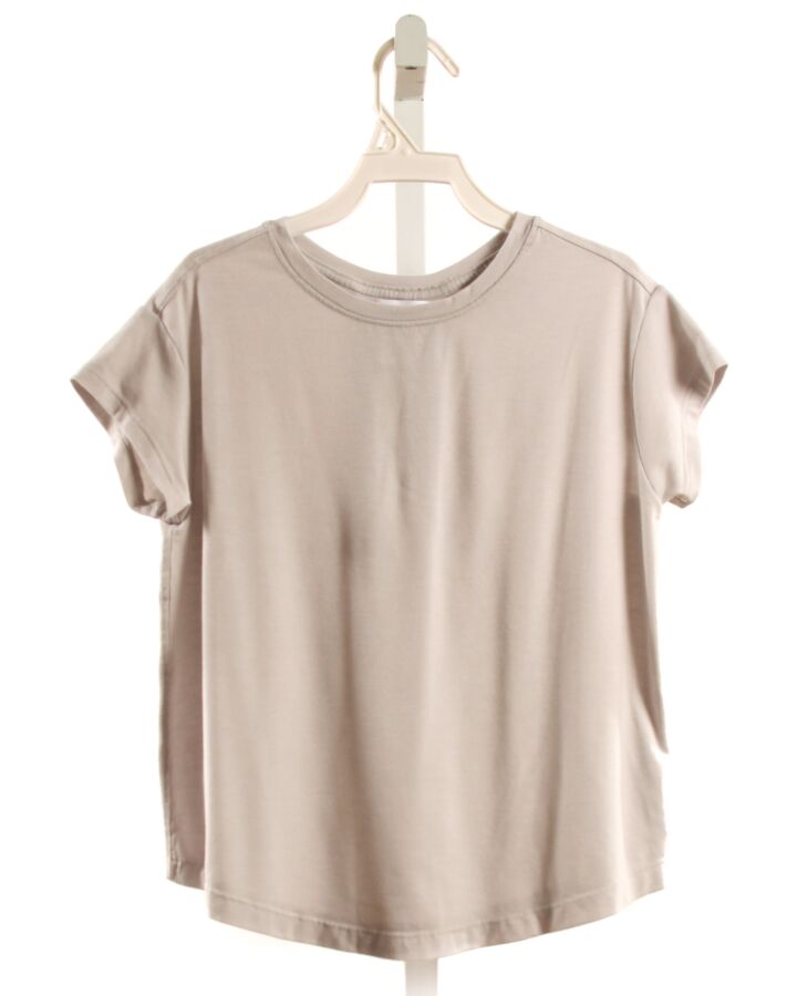 ATHLETA GIRL  GRAY    KNIT SS SHIRT