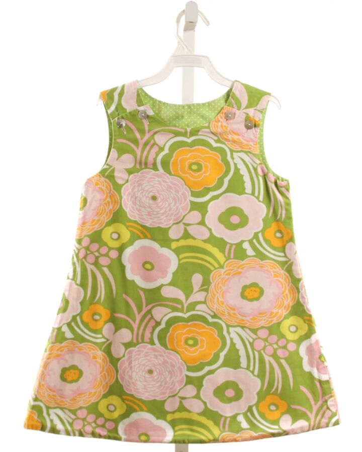 NO TAG  LIME GREEN  FLORAL  DRESS