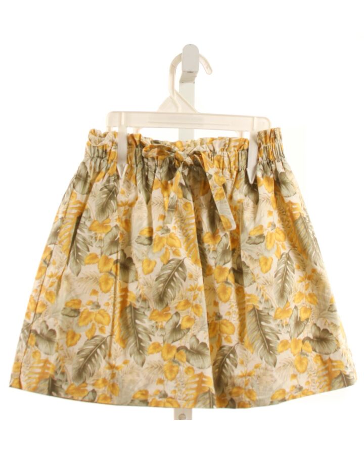 LA COQUETA  YELLOW  FLORAL  SKIRT