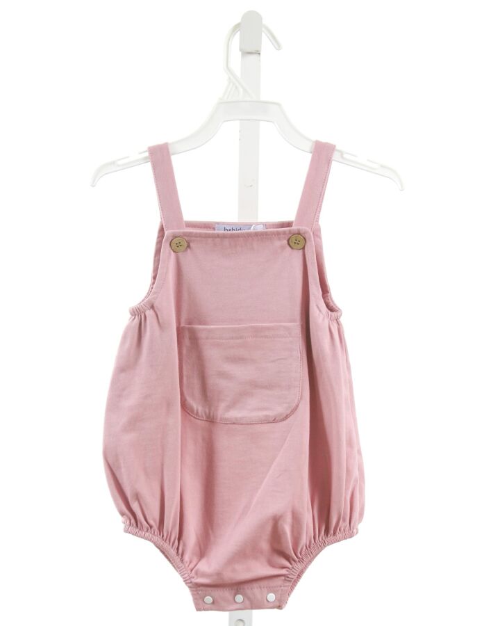 BABIDU  PINK    KNIT ROMPER 