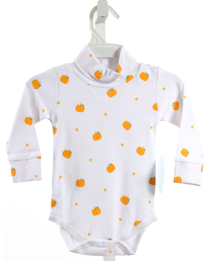 LITTLE ENGLISH  ORANGE  PRINT  KNIT LS SHIRT