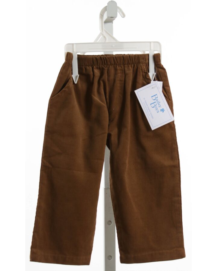 BAILEY BOYS  BROWN CORDUROY   PANTS