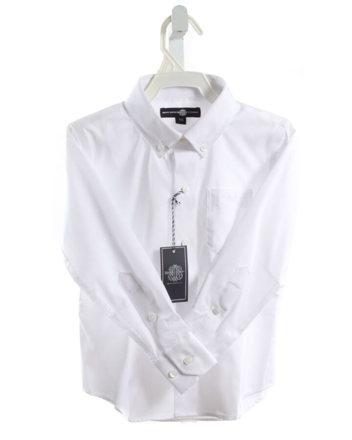 BROWN BOWEN & COMPANY  WHITE    DRESS SHIRT