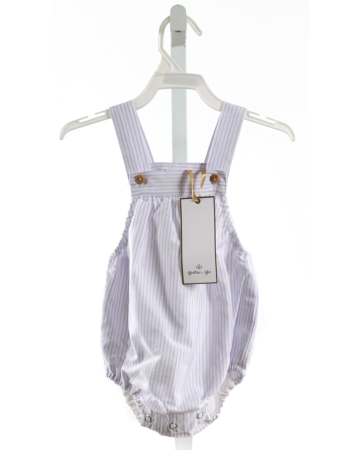 BEATRICE & BEE  LT BLUE  STRIPED  BUBBLE