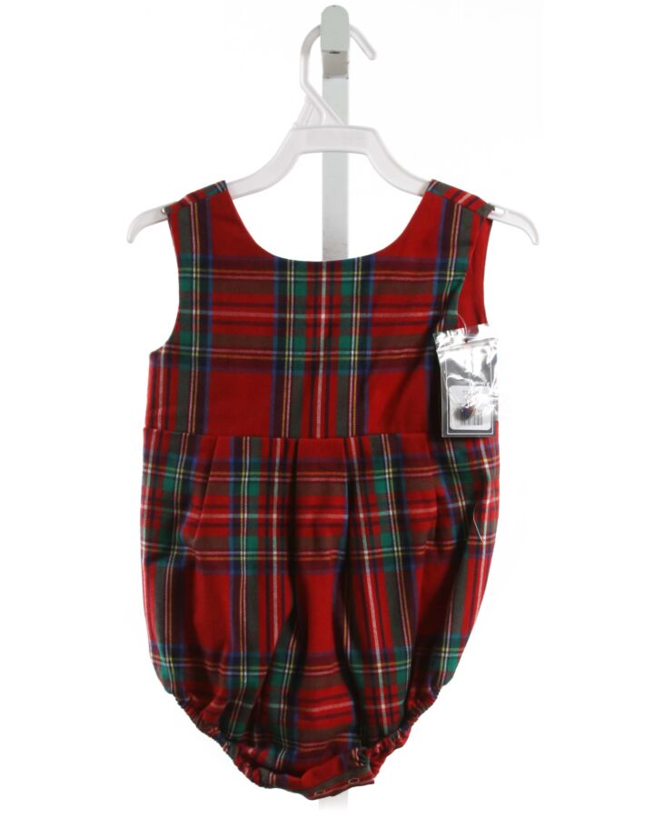 BROWN BOWEN & COMPANY  RED  PLAID  BUBBLE