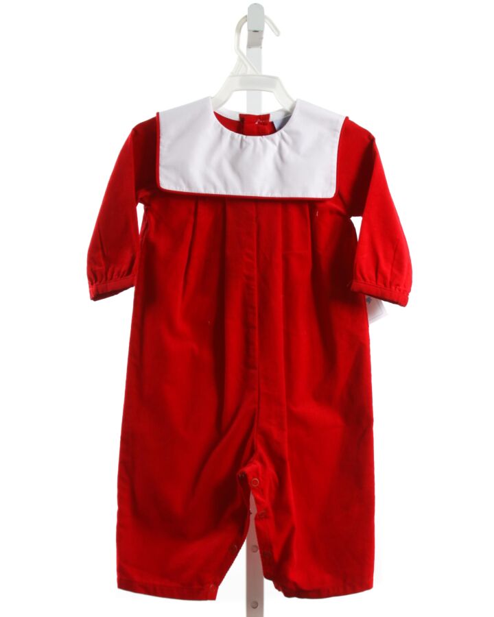 BAILEY BOYS  RED CORDUROY   ROMPER