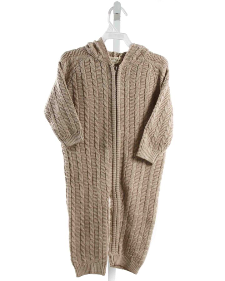 LUNA + LUCA  BROWN    KNIT ROMPER