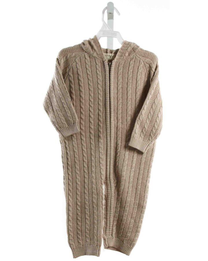 LUNA + LUCA  BROWN    KNIT ROMPER