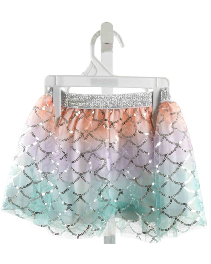 SWEET WINK  MULTI-COLOR TULLE   SKIRT WITH SEQUINS