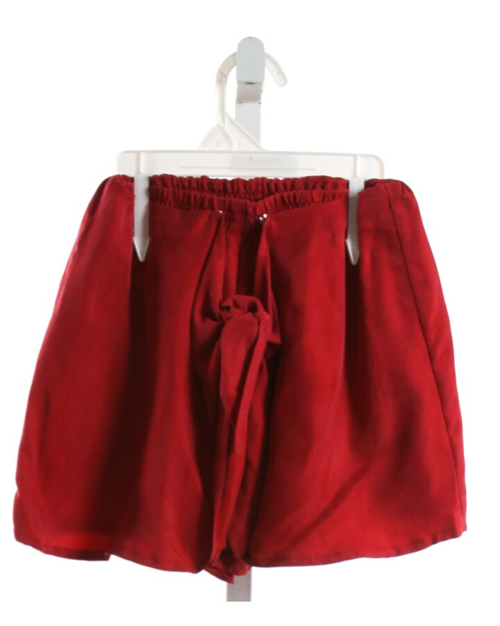 PLEAT  RED    SKORT