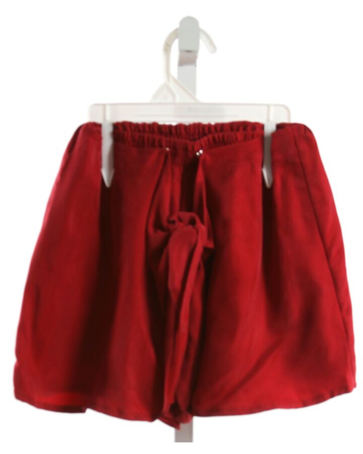 PLEAT  RED    SKORT