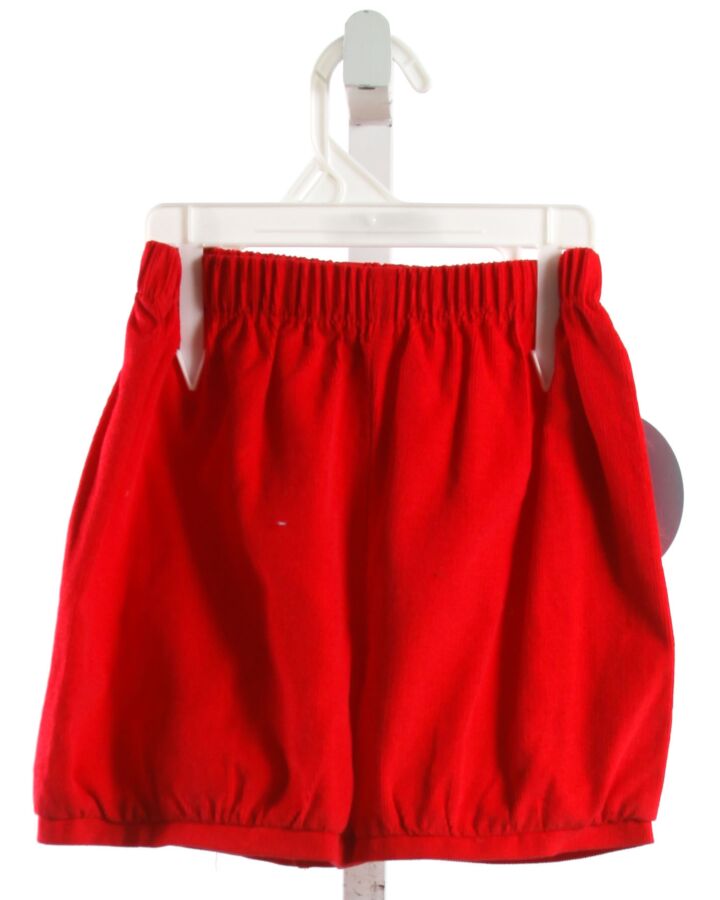 LITTLE ENGLISH  RED CORDUROY   SHORTS