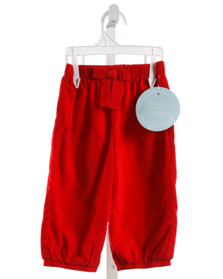 LITTLE ENGLISH  RED CORDUROY   PANTS