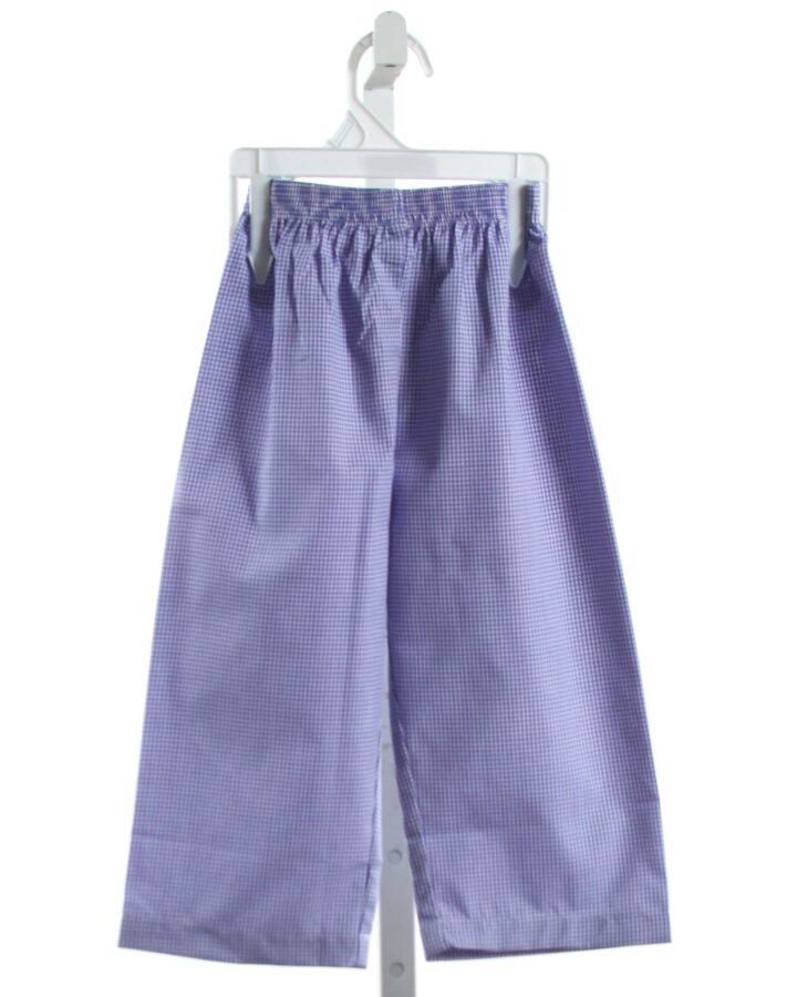 REMEMBER NGUYEN  BLUE  GINGHAM  PANTS