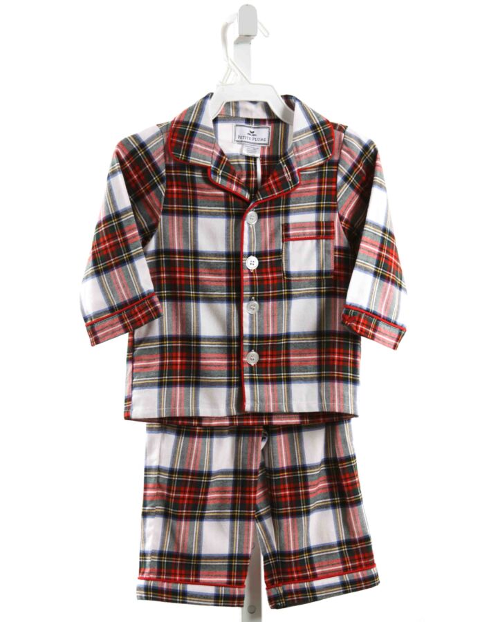 PETITE PLUME  RED  PLAID  LOUNGEWEAR