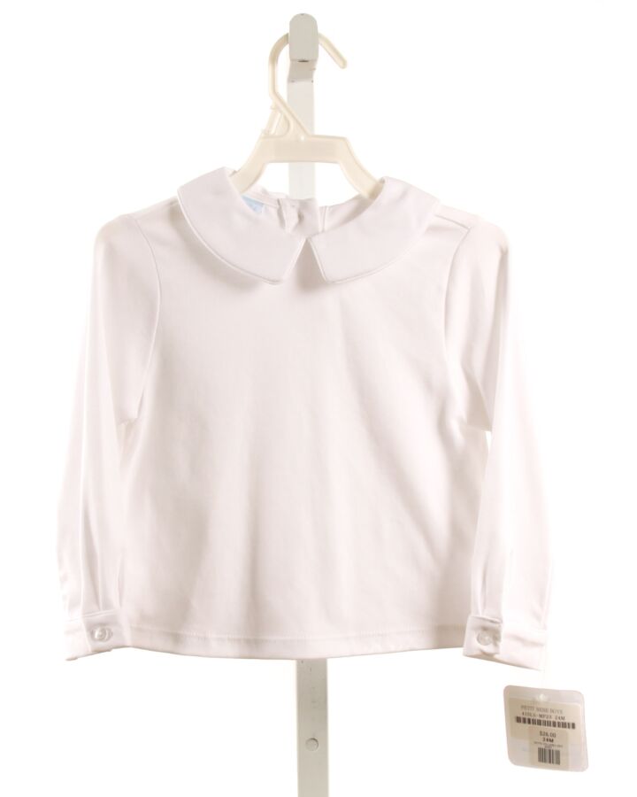 PETIT BEBE  WHITE    KNIT LS SHIRT