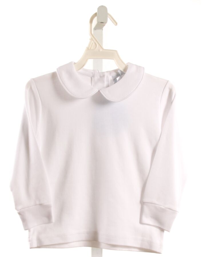 LITTLE ENGLISH  WHITE    KNIT LS SHIRT