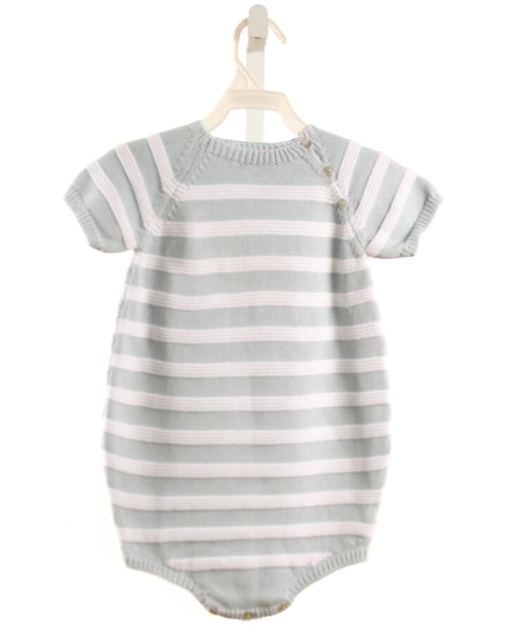 MI LUCERO  LT BLUE  STRIPED  KNIT BUBBLE