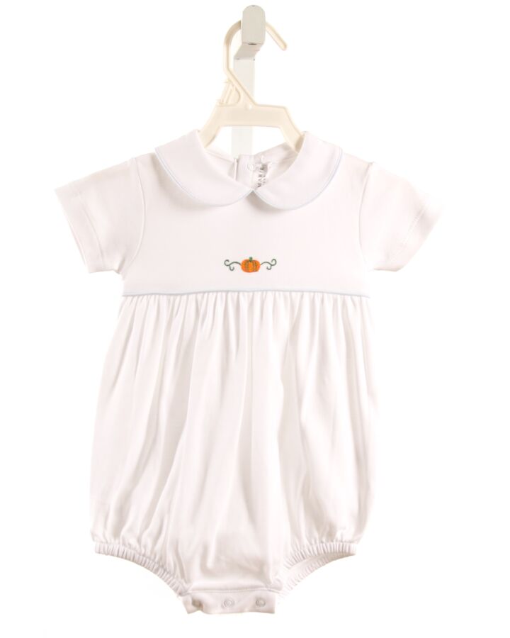 MILLY MARIE  WHITE   EMBROIDERED KNIT BUBBLE