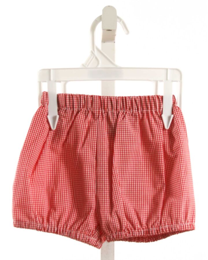 REMEMBER NGUYEN  RED  GINGHAM  BLOOMERS