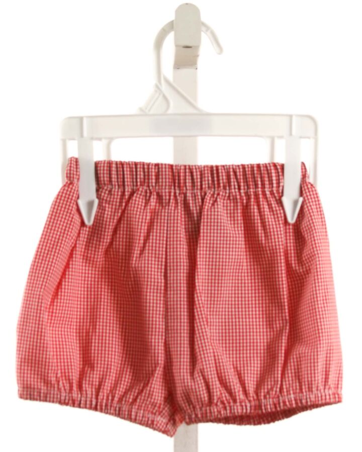 REMEMBER NGUYEN  RED  GINGHAM  BLOOMERS