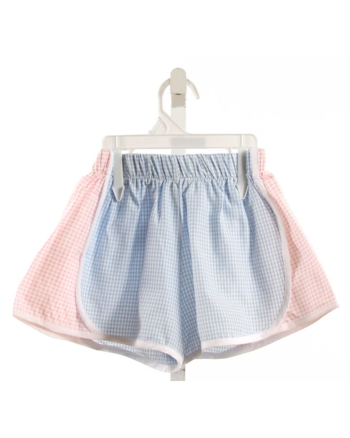 SAL & PIMENTA  LT BLUE  GINGHAM  SHORTS