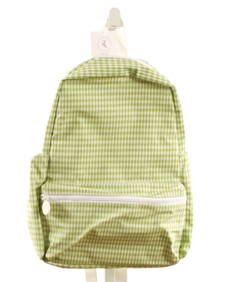 TRVL DESIGN  GREEN  GINGHAM  BAG