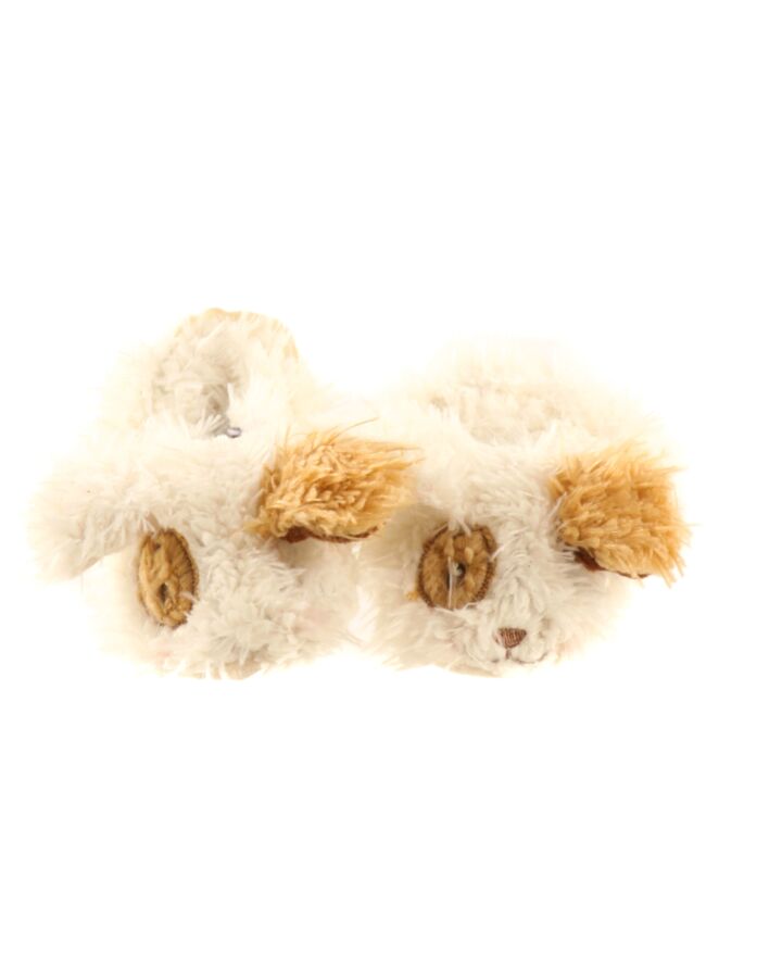 BUNNIES BY THE BAY WHITE SLIPPERS *SIZE 6-12 MONTHS *NWT SIZE INFANT 0