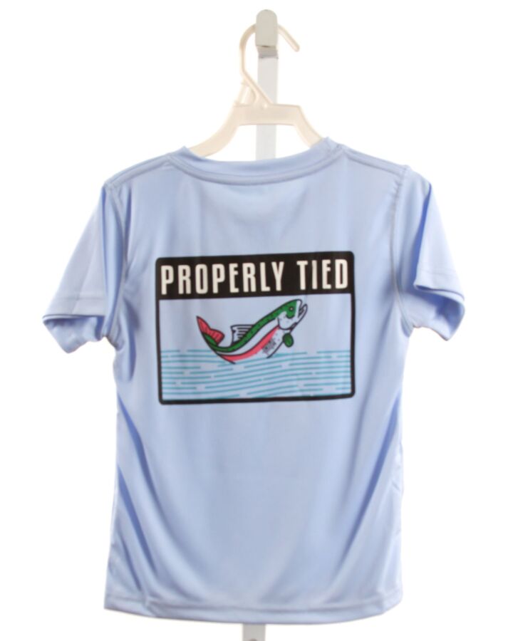 PROPERLY TIED  LT BLUE   PRINTED DESIGN T-SHIRT