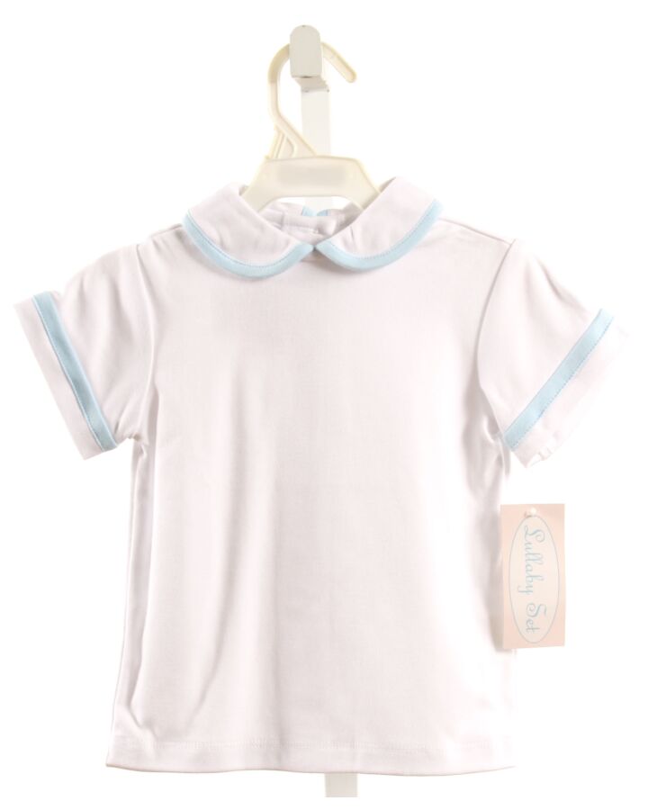 LULLABY SET  WHITE    KNIT SS SHIRT