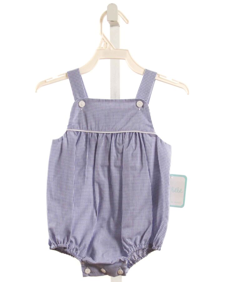 PETIT BEBE  NAVY  WINDOWPANE  BUBBLE