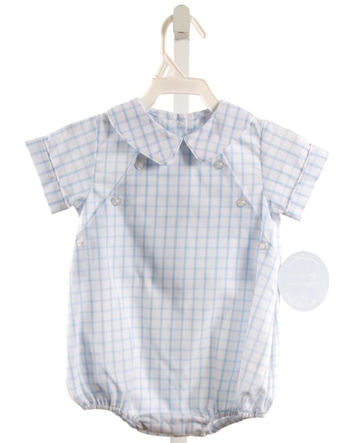 LITTLE ENGLISH  LT BLUE  WINDOWPANE  BUBBLE