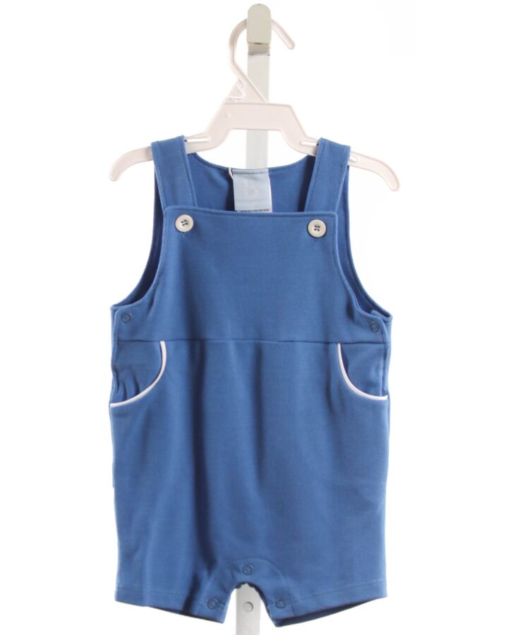 BELLA BLISS  BLUE PIQUE   KNIT ROMPER