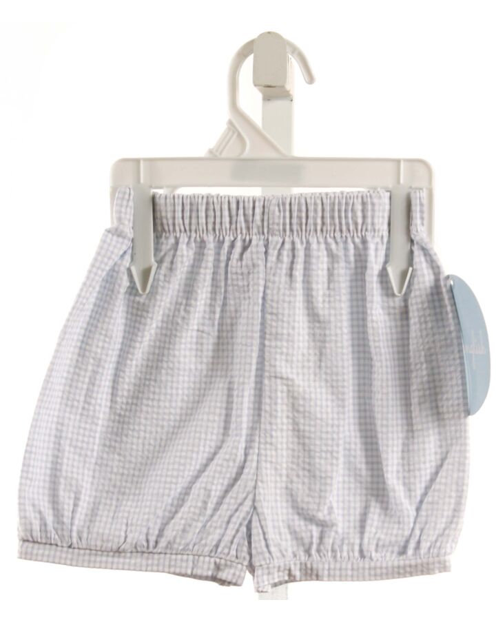 LITTLE ENGLISH  LT BLUE SEERSUCKER GINGHAM  SHORTS