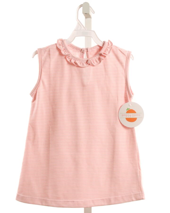 PEGGY GREEN  PINK  STRIPED  SLEEVELESS SHIRT