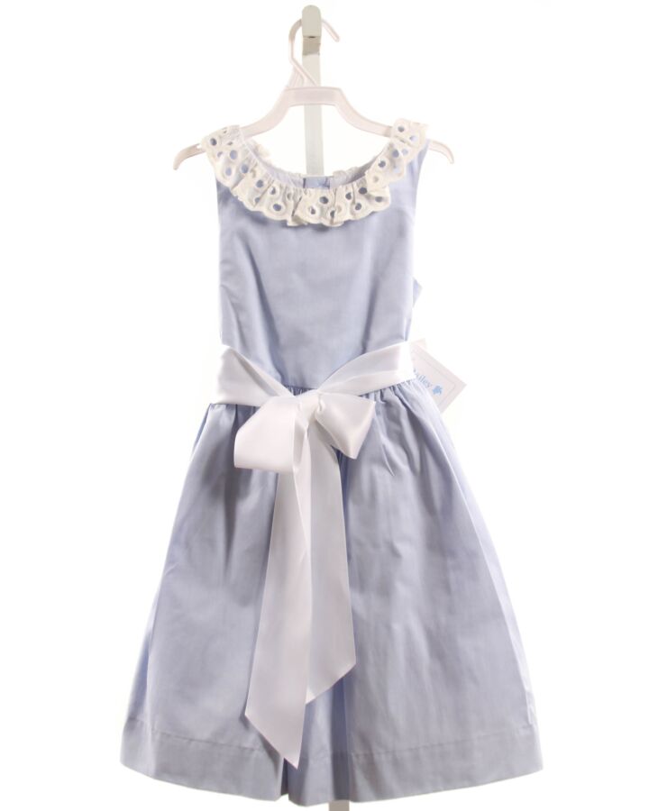BAILEY BOYS  CHAMBRAY    PARTY DRESS WITH EYELET TRIM