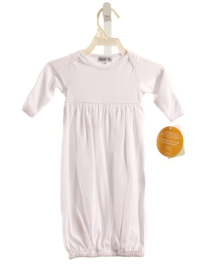 MAGNOLIA BABY  WHITE    LAYETTE WITH PICOT STITCHING