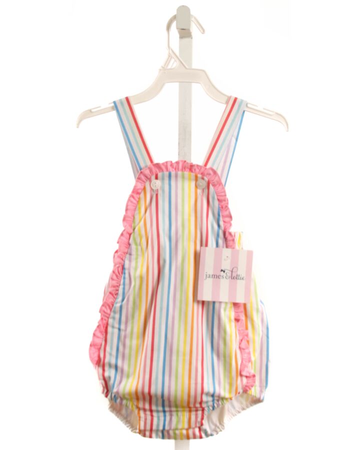JAMES & LOTTIE  MULTI-COLOR  STRIPED  BUBBLE WITH RUFFLE