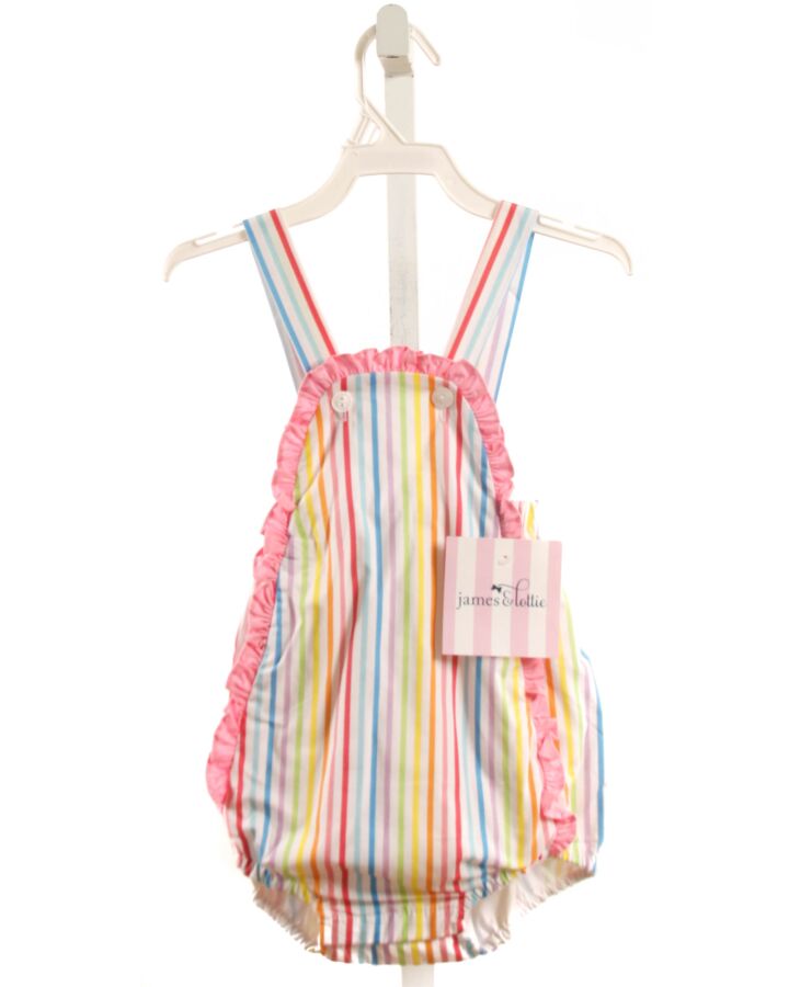 JAMES & LOTTIE  MULTI-COLOR  STRIPED  BUBBLE WITH RUFFLE